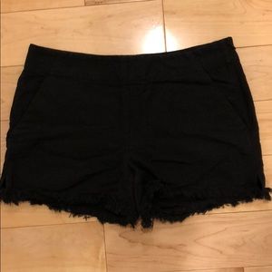 LOFT size 6 Black side zip Riviera Short